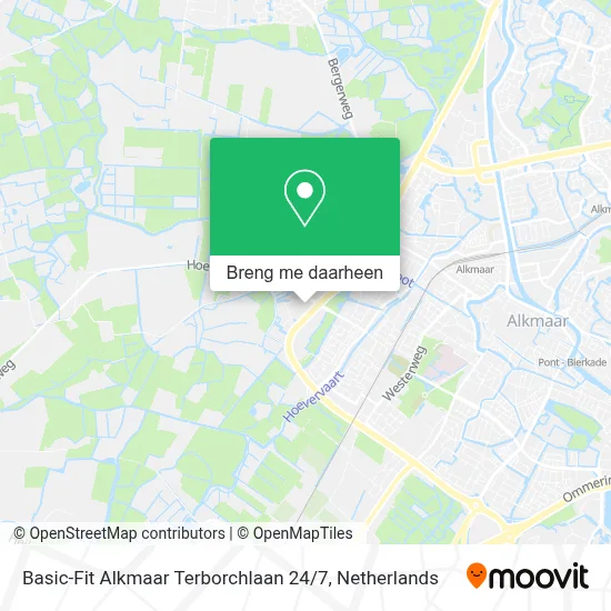Basic-Fit Alkmaar Terborchlaan 24 / 7 kaart