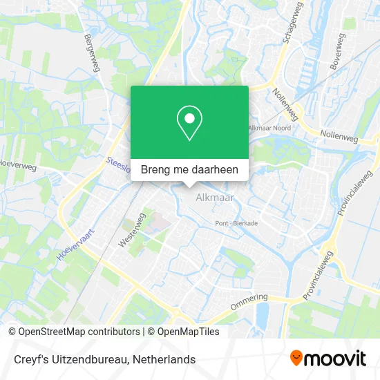 Creyf's Uitzendbureau kaart