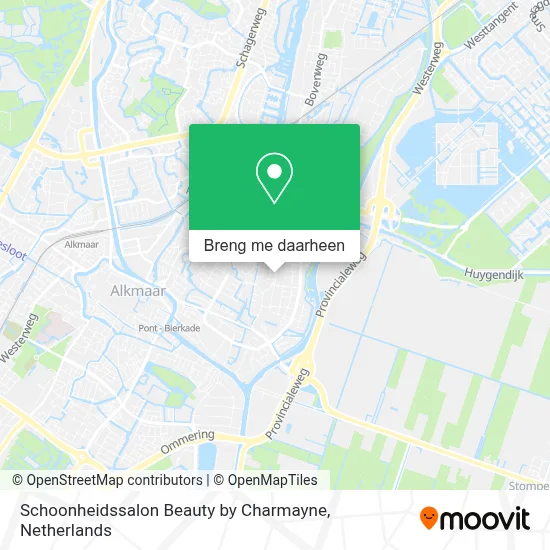 Schoonheidssalon Beauty by Charmayne kaart