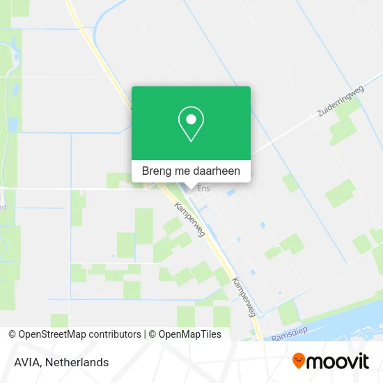 AVIA kaart