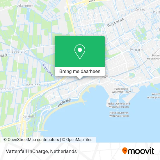 Vattenfall InCharge kaart