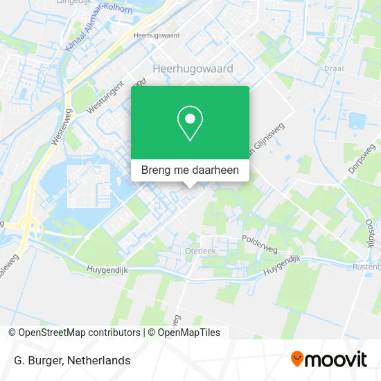 G. Burger kaart