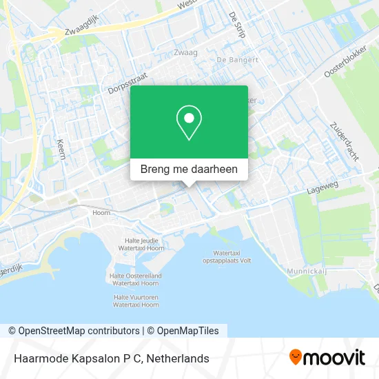 Haarmode Kapsalon P C kaart