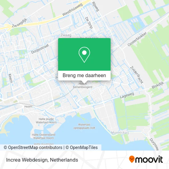 Increa Webdesign kaart