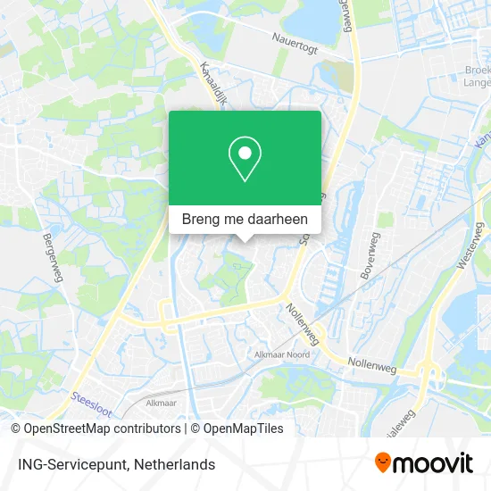 ING-Servicepunt kaart