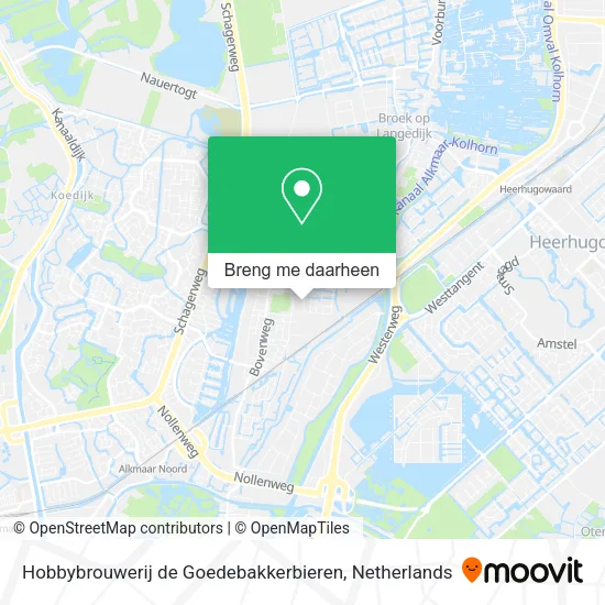 Hobbybrouwerij de Goedebakkerbieren kaart