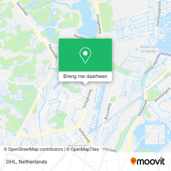 DHL kaart