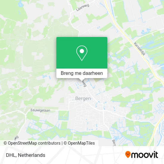 DHL kaart
