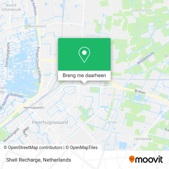 Shell Recharge kaart