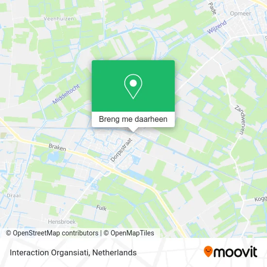 Interaction Organsiati kaart