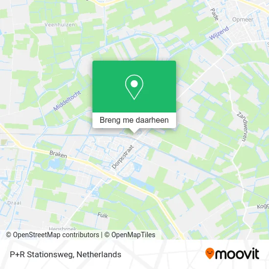 P+R Stationsweg kaart