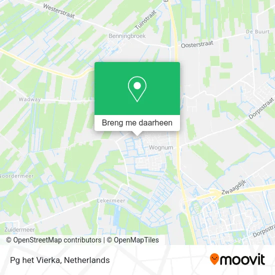 Pg het Vierka kaart