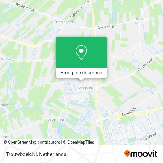 Trouwboek.Nl kaart