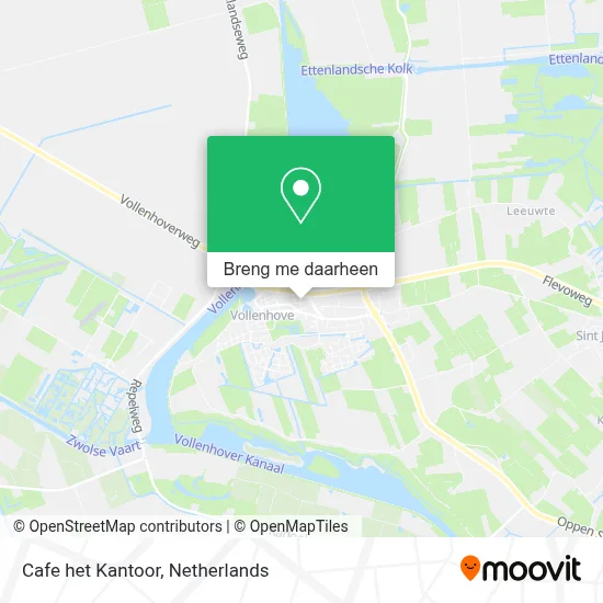 Cafe het Kantoor kaart