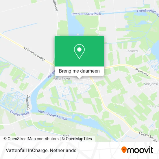 Vattenfall InCharge kaart
