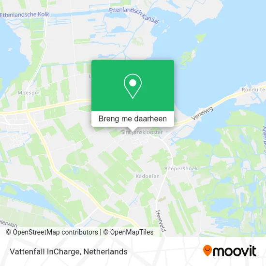 Vattenfall InCharge kaart