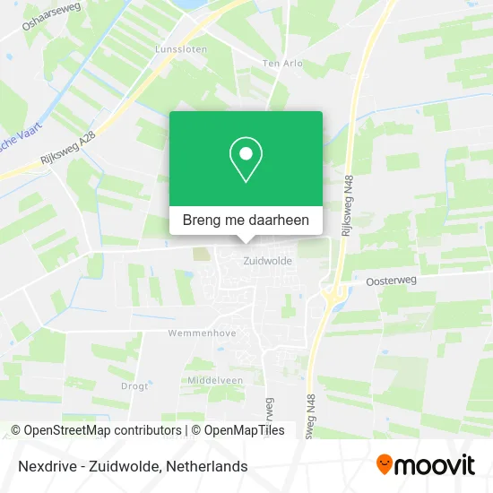Nexdrive - Zuidwolde kaart