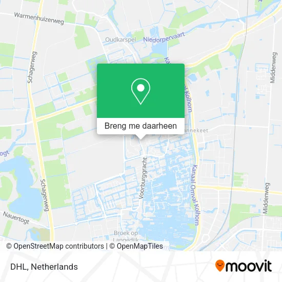 DHL kaart