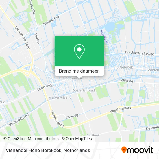 Vishandel Hehe Berekoek kaart