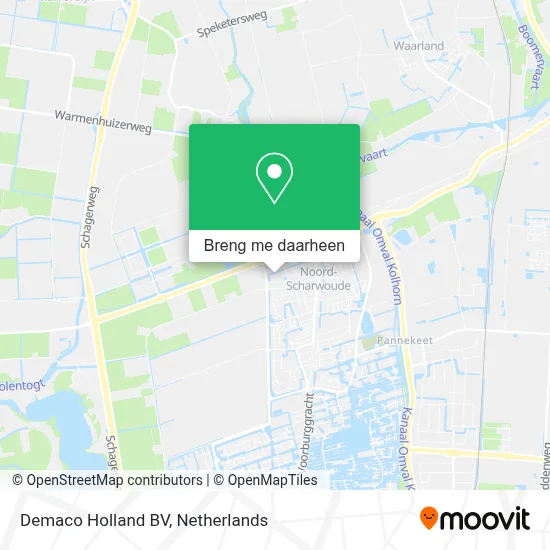 Demaco Holland BV kaart