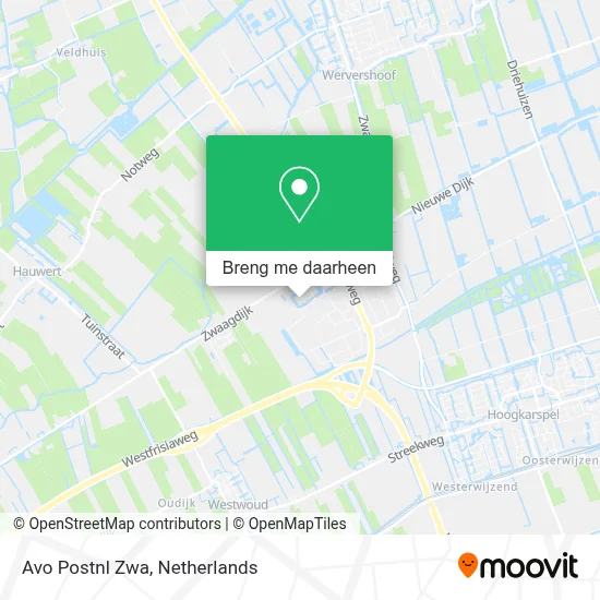 Avo Postnl Zwa kaart