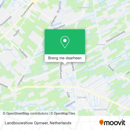 Landbouwshow Opmeer kaart