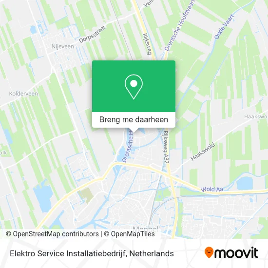 Elektro Service Installatiebedrijf kaart