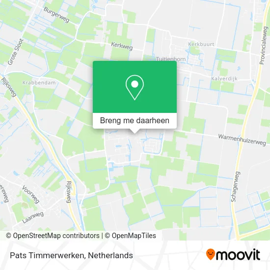 Pats Timmerwerken kaart