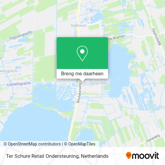 Ter Schure Retail Ondersteuning kaart