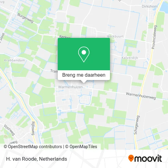 H. van Roode kaart
