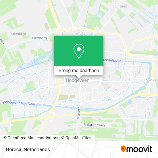 Horeca kaart