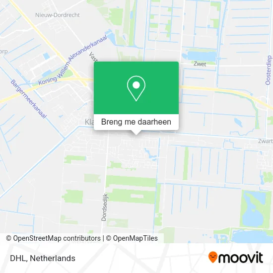 DHL kaart