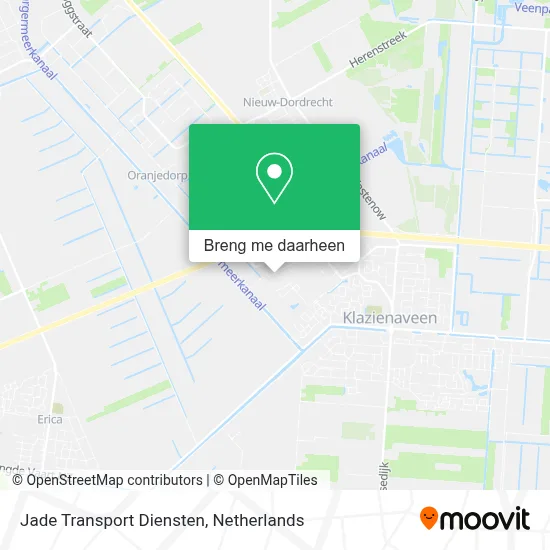 Jade Transport Diensten kaart