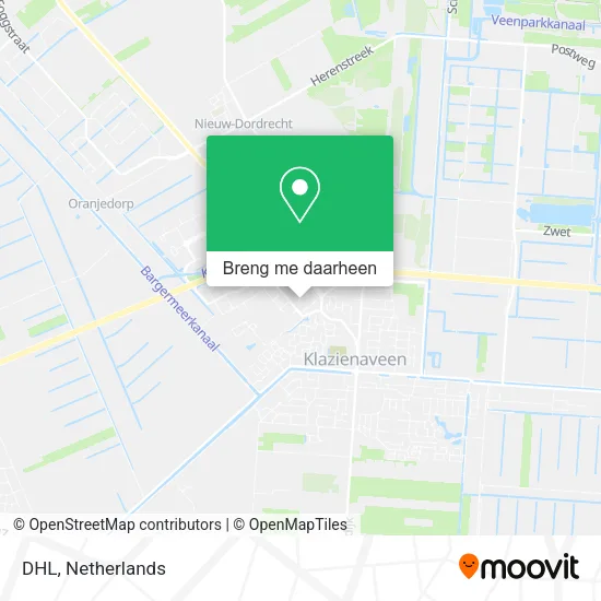 DHL kaart