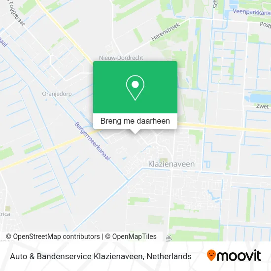 Auto & Bandenservice Klazienaveen kaart