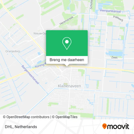 DHL kaart