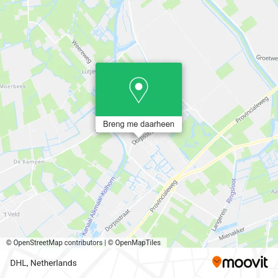 DHL kaart