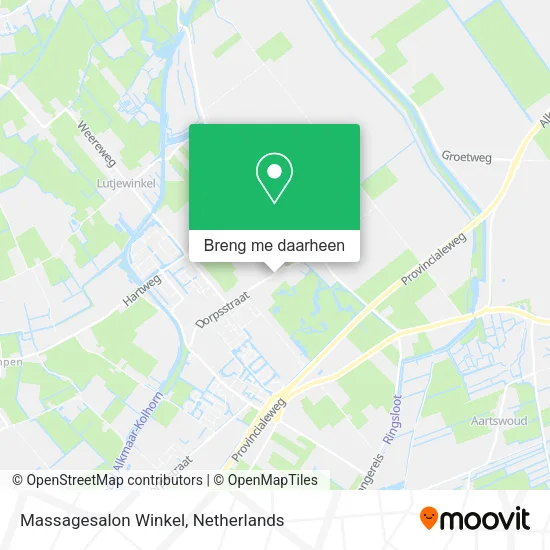Massagesalon Winkel kaart