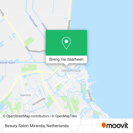 Beauty Salon Miranda kaart