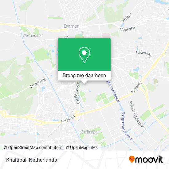 Knaltibal kaart
