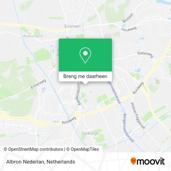 Albron Nederlan kaart
