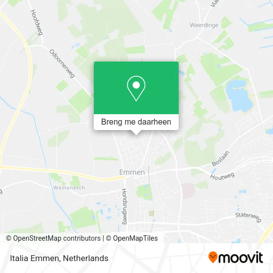 Italia Emmen kaart