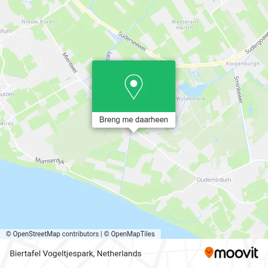 Biertafel Vogeltjespark kaart
