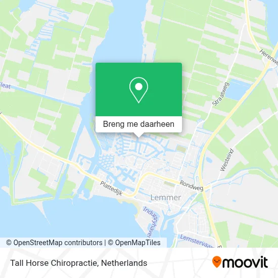 Tall Horse Chiropractie kaart