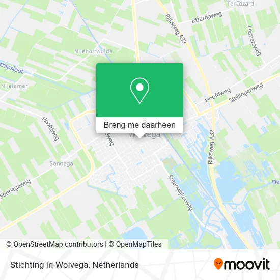 Stichting in-Wolvega kaart
