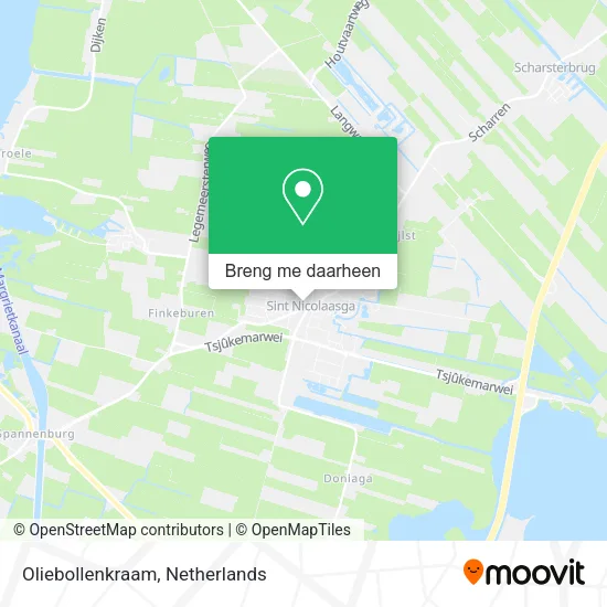 Oliebollenkraam kaart