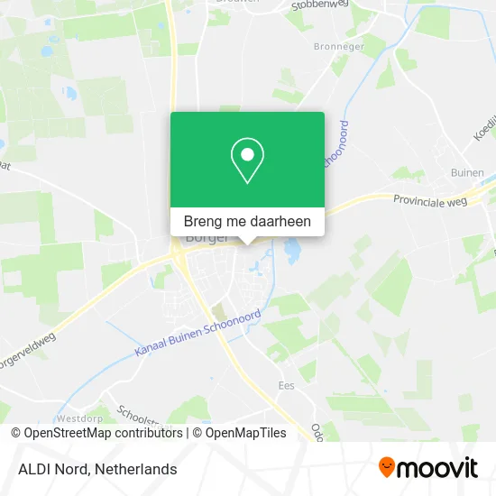 ALDI Nord kaart