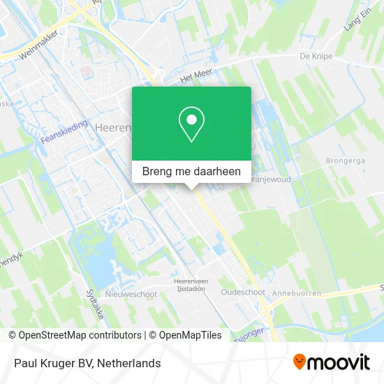 Paul Kruger BV kaart