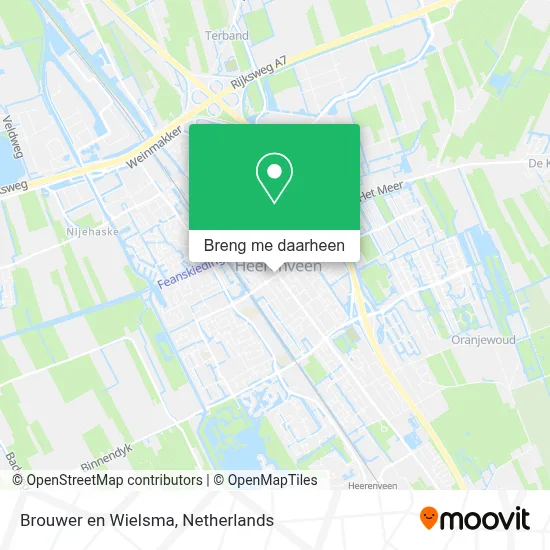 Brouwer en Wielsma kaart