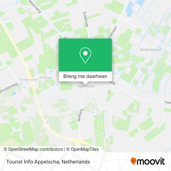 Tourist Info Appelscha kaart